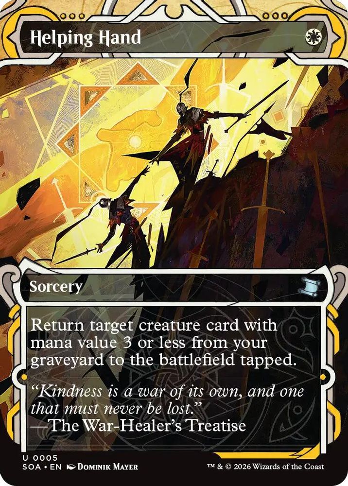 Helping Hand 5 Secrets of Strixhaven: Mystical Archive Magic: The Gathering