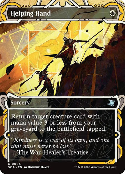 Helping Hand 5 Secrets of Strixhaven: Mystical Archive Magic: The Gathering
