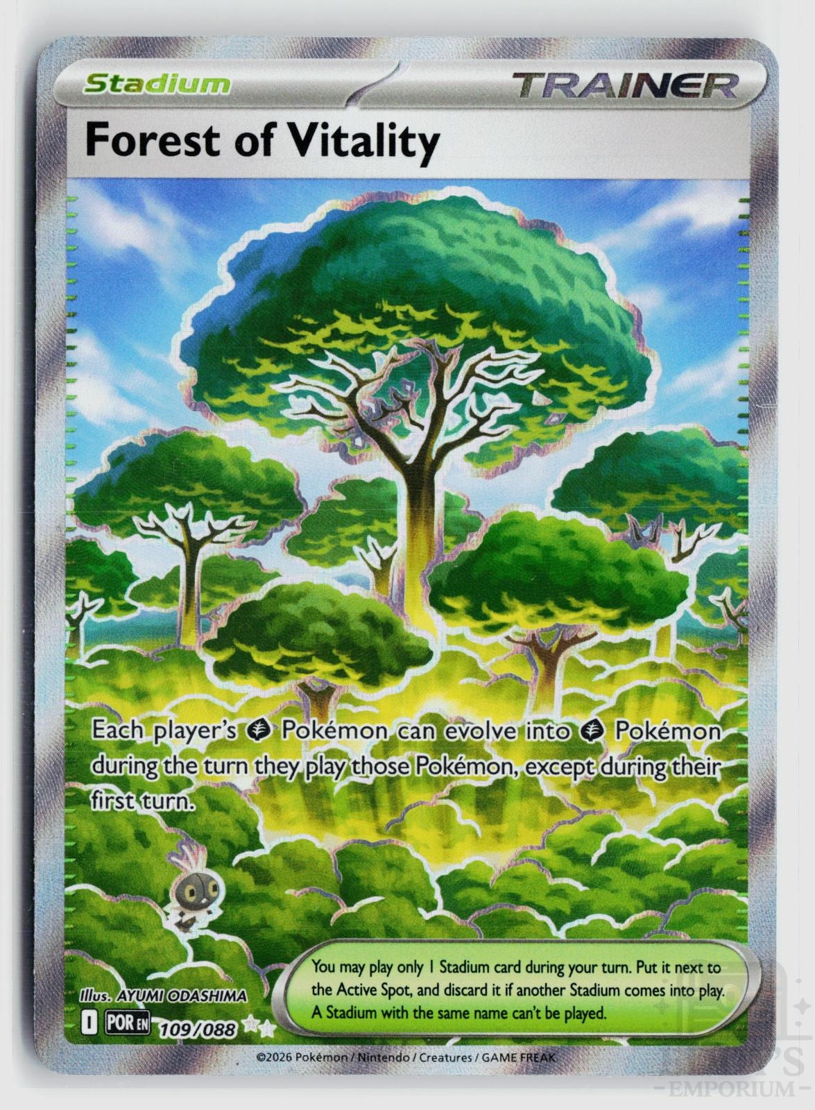 Forest of Vitality 109/088 Perfect Order Pokemon Holo Ultra Rare