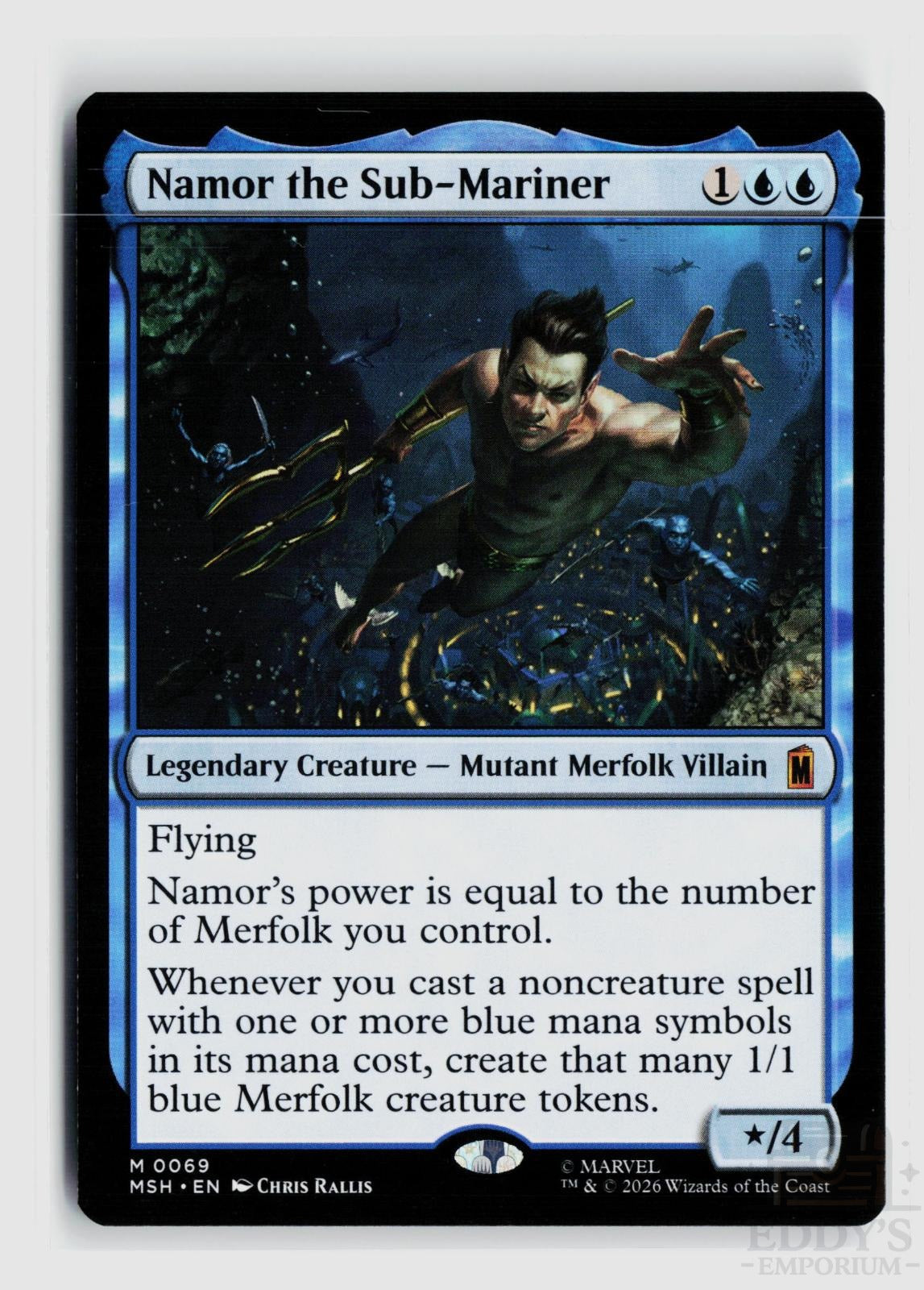 Namor the Sub-Mariner 69 Marvel Super Heroes Magic: The Gathering Mythic
