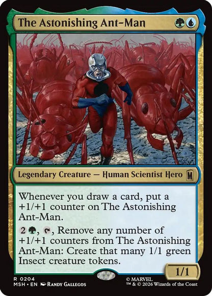 The Astonishing Ant-Man 204 Marvel Super Heroes Magic: The Gathering Rare