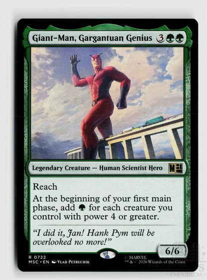 Giant-Man, Gargantuan Genius 722 Commander: Marvel Super Heroes Magic: The Gathering