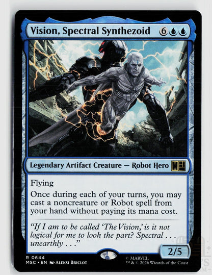 Vision, Spectral Synthezoid 644 Commander: Marvel Super Heroes Magic: The Gathering
