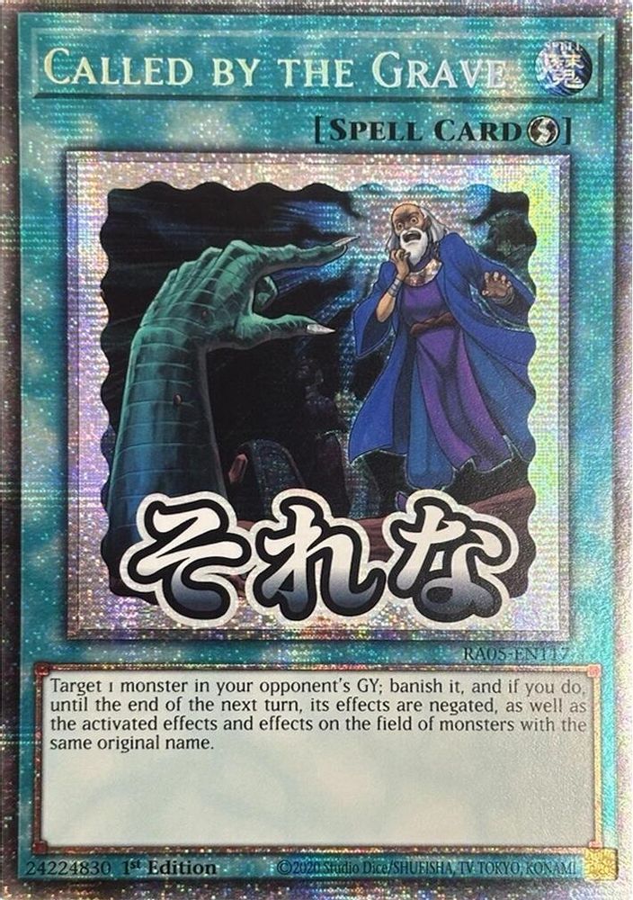 Called by the Grave (Starlight Rare) RA05-EN117 Yu-Gi-Oh Rarity Collection 5