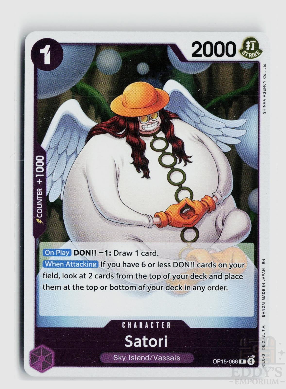 Satori OP15-066 Adventure on Kami's Island One Piece Foil Rare