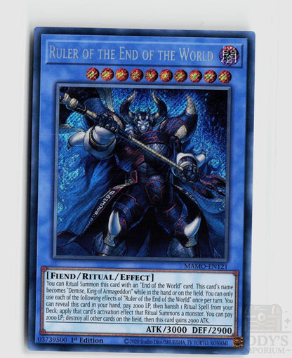 Ruler of the End of the World MAMO-EN121 Magnificent Monsters Yu-Gi-Oh 1st Edition NM