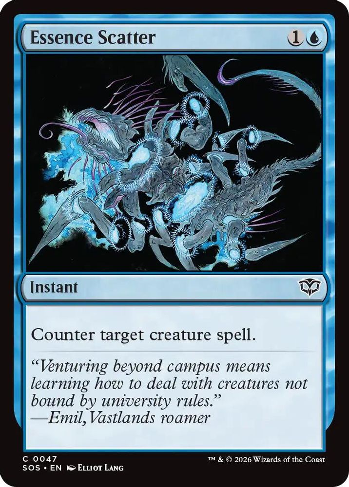 Essence Scatter 47 Secrets of Strixhaven Magic: The Gathering Foil Common
