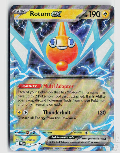 Rotom ex 029/094 Phantasmal Flames Pokemon Holo Double Rare