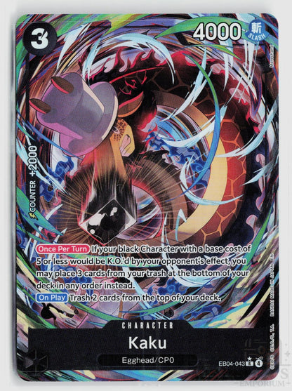 Kaku (Alternate Art) EB04-043 Adventure on Kami's Island One Piece Foil Rare