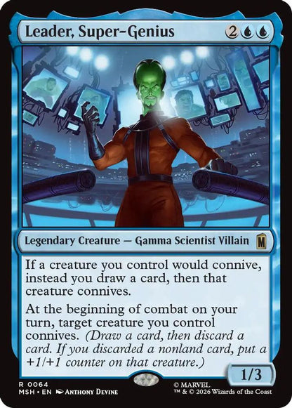 Leader, Super-Genius 64 Marvel Super Heroes Magic: The Gathering