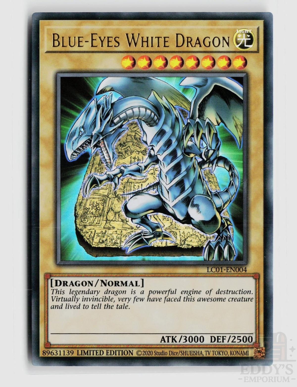 Blue-Eyes White Dragon (25th Anniversary Edition) LC01-EN004 Yu-Gi-Oh Legendary Collection: 25th Anniversary Edition