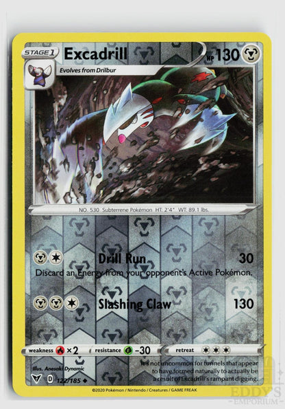 Excadrill 122/185 Vivid Voltage Pokemon Reverse Holo Uncommon NM