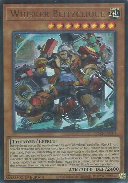 Whisker Blitzclique CORI-EN010 Chaos Origins Yu-Gi-Oh 1st Edition Ultra Rare NM