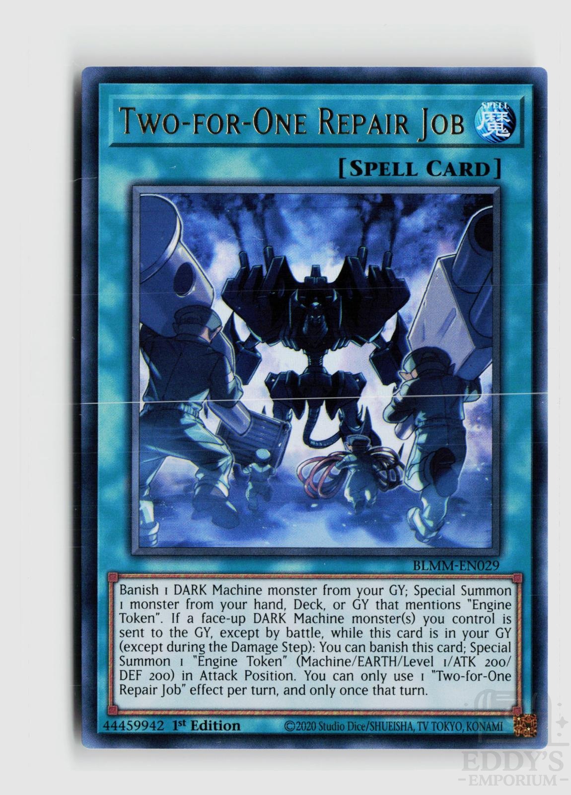 Two-for-One Repair Job BLMM-EN029 Battles of Legend: Monster Mayhem Yu-Gi-Oh 1st Edition NM