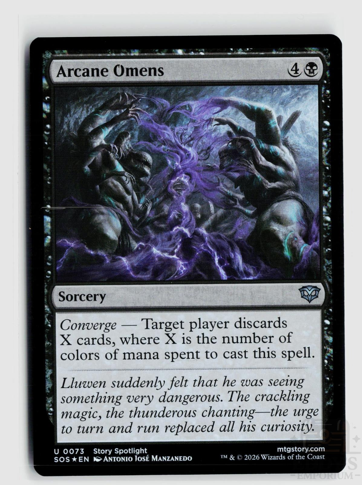 Arcane Omens 73 Secrets of Strixhaven Magic: The Gathering Foil Uncommon