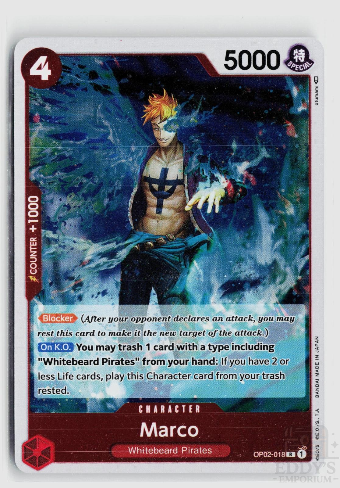 Marco OP02-018 Paramount War One Piece Foil Rare