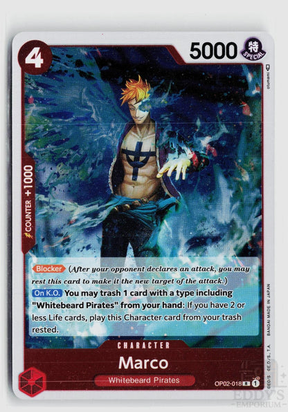 Marco OP02-018 Paramount War One Piece Foil Rare