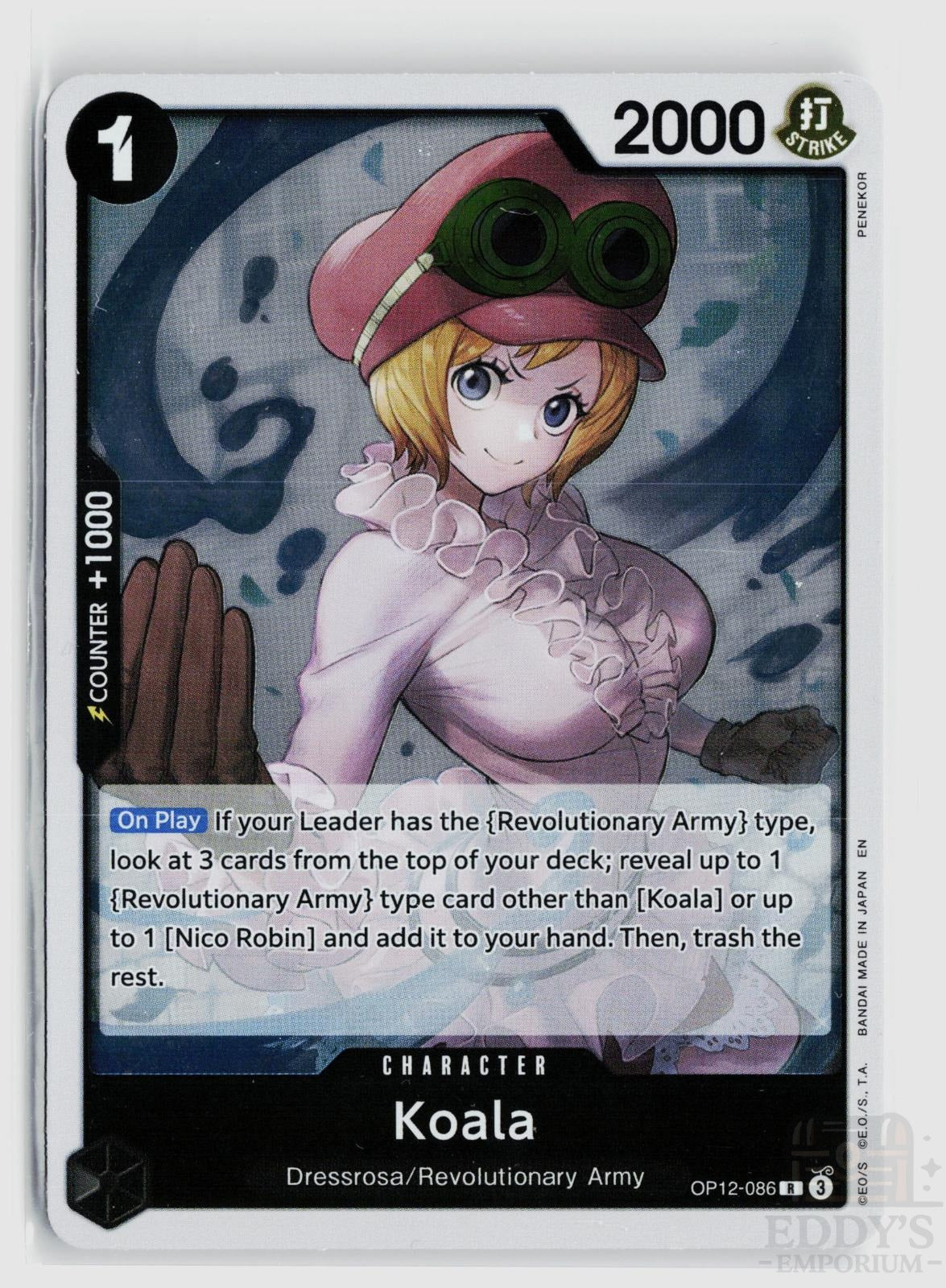 Koala (086) OP12-086 Legacy of the Master One Piece Foil Rare