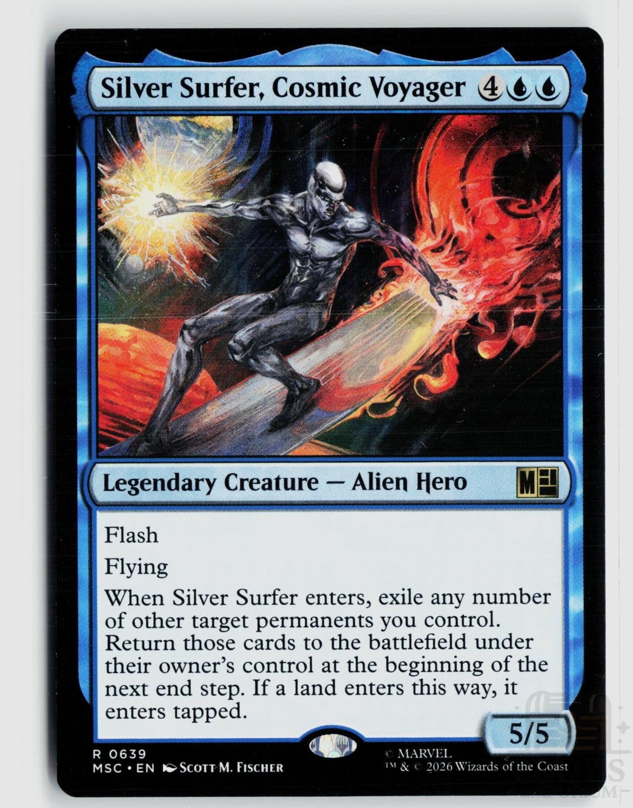 Silver Surfer, Cosmic Voyager 639 Commander: Marvel Super Heroes Magic: The Gathering
