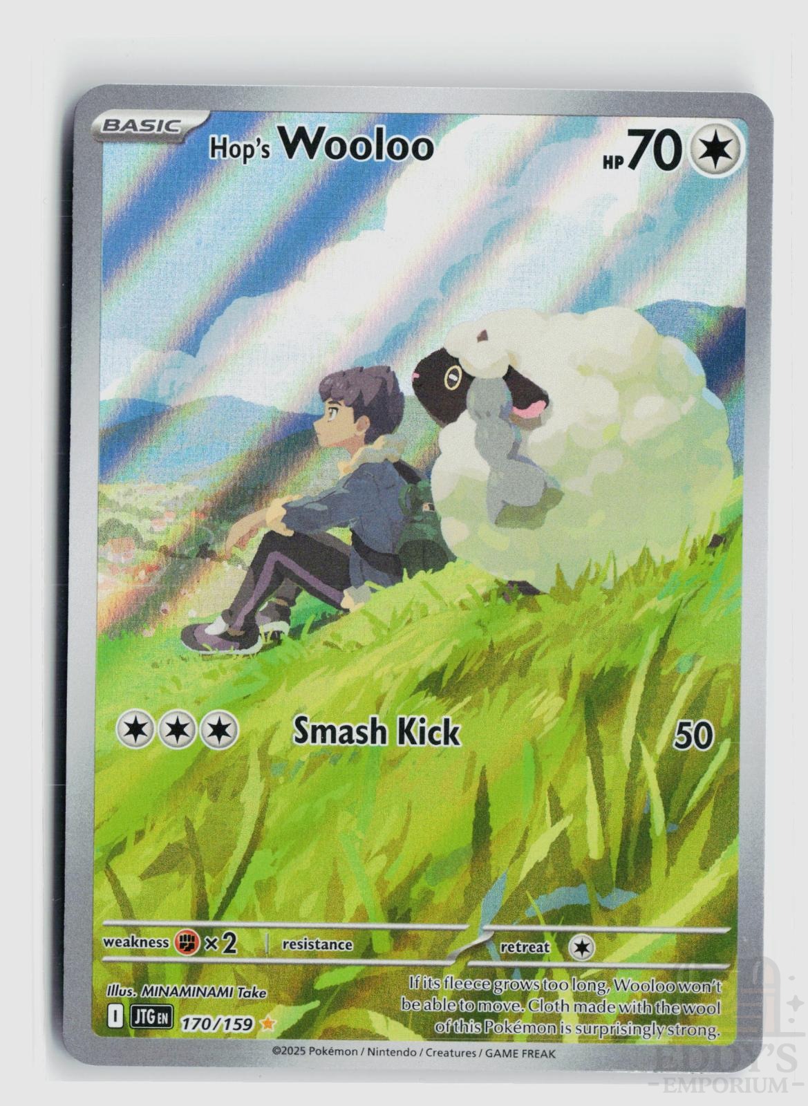 Hop's Wooloo 170/159 Journey Together Pokemon Holo Illustration Rare
