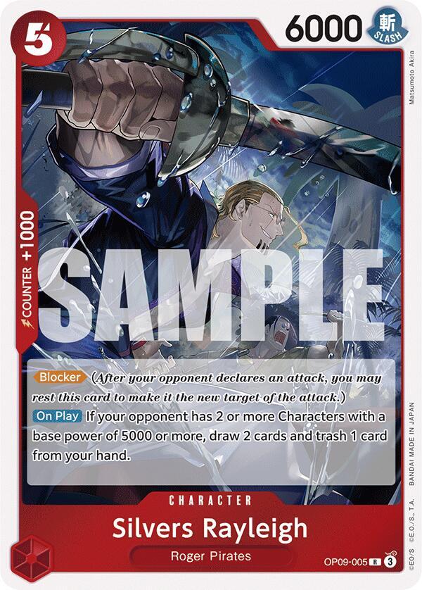 Silvers Rayleigh OP09-005 Emperors in the New World One Piece Foil Rare