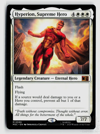Hyperion, Supreme Hero 599 Commander: Marvel Super Heroes Magic: The Gathering