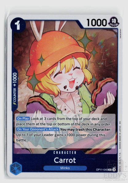 Carrot OP11-049 A Fist of Divine Speed One Piece Foil Rare