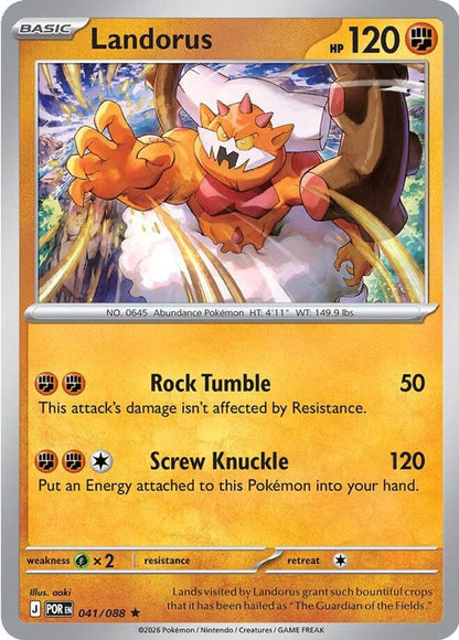 Landorus 041/088 Perfect Order Pokemon Holo