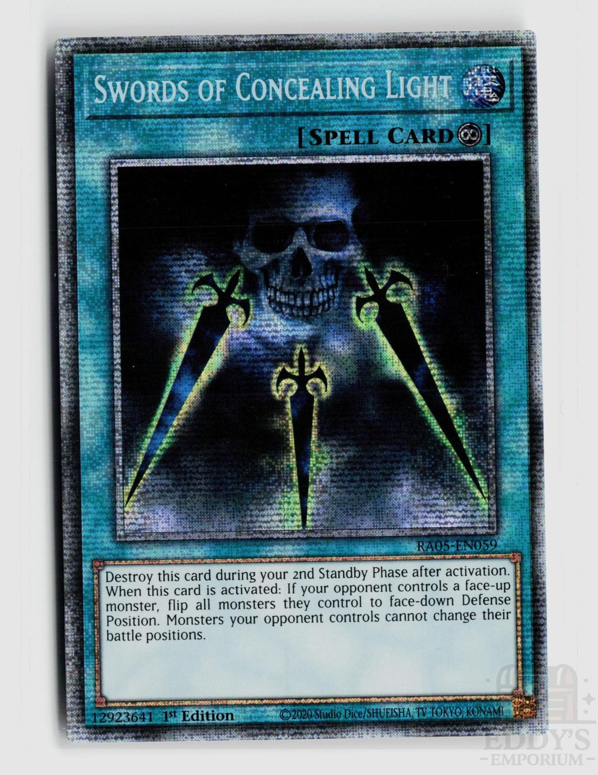 Swords of Concealing Light (Starlight Rare) RA05-EN059 Yu-Gi-Oh Rarity Collection 5