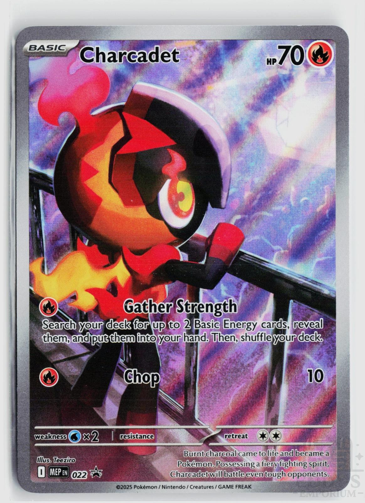 Charcadet 022 ME: Mega Evolution Promo Pokemon Holo Promo