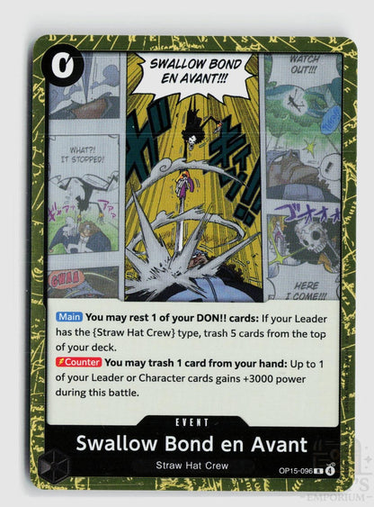 Swallow Bond en Avant OP15-096 Adventure on Kami's Island One Piece Foil Rare
