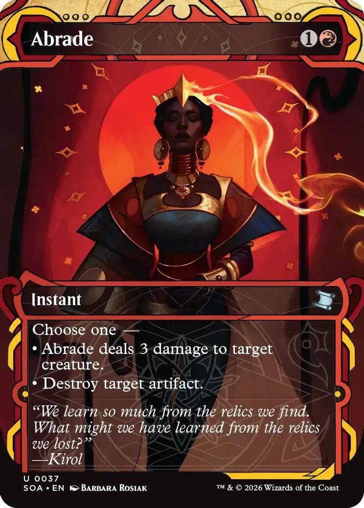 Abrade 37 Secrets of Strixhaven: Mystical Archive Magic: The Gathering Uncommon