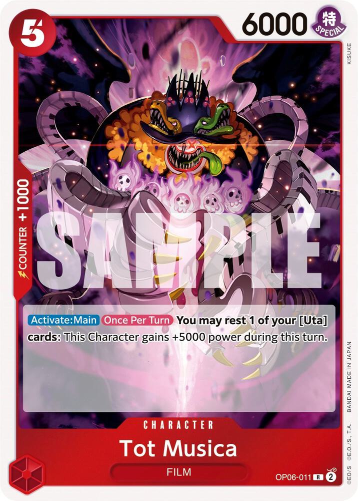 Tot Musica OP06-011 Wings of the Captain One Piece Foil Rare