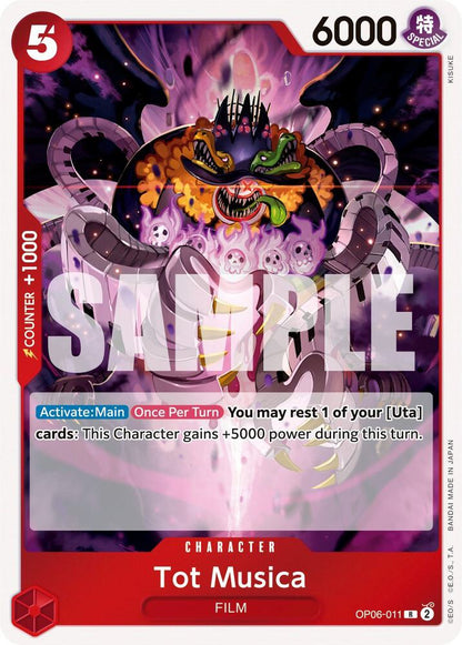Tot Musica OP06-011 Wings of the Captain One Piece Foil Rare