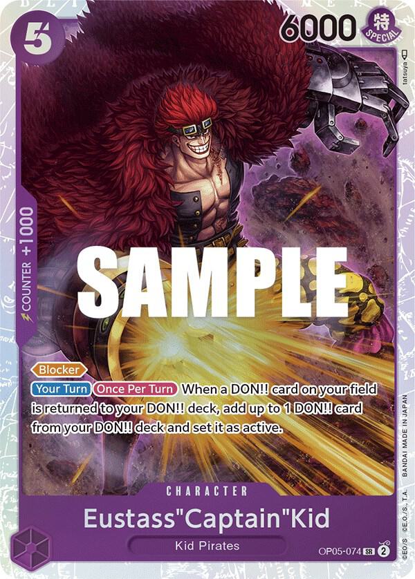 Eustass"Captain"Kid OP05-074 Awakening of the New Era One Piece Foil Super Rare