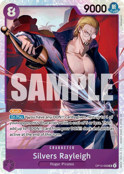 Silvers Rayleigh OP13-066 Carrying On His Will One Piece Foil Super Rare
