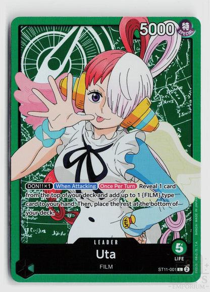 Uta (001) ST11-001 Starter Deck 11: Uta One Piece Foil Leader