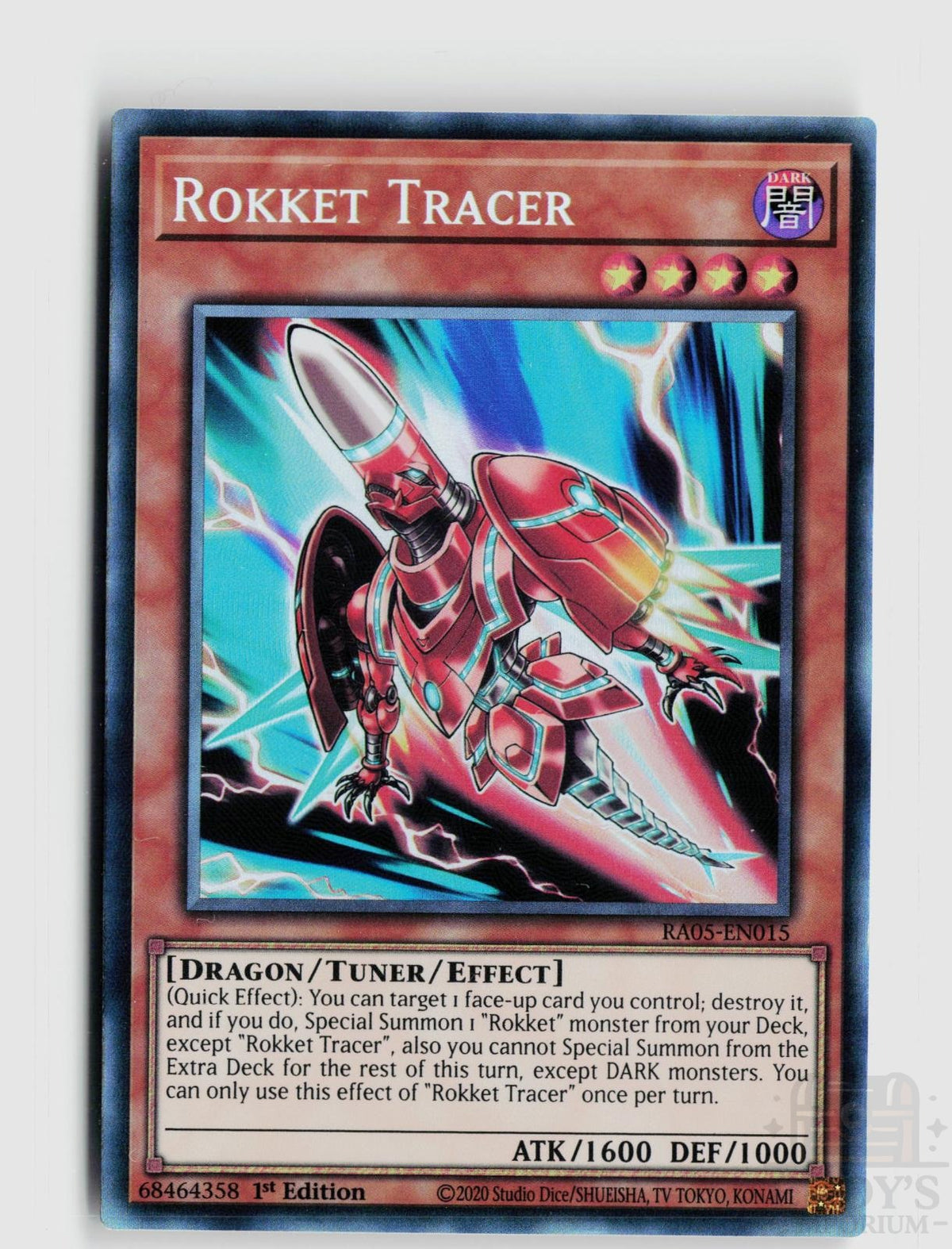Rokket Tracer (Collector's Rare) RA05-EN015 Yu-Gi-Oh Rarity Collection 5