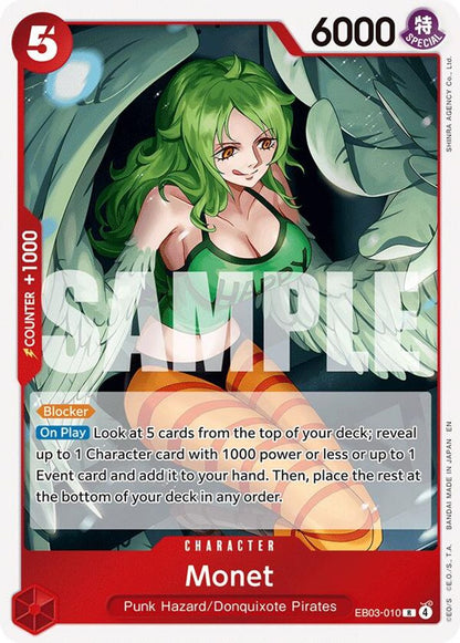 Monet EB03-010 Extra Booster: One Piece Heroines Edition One Piece Foil Rare
