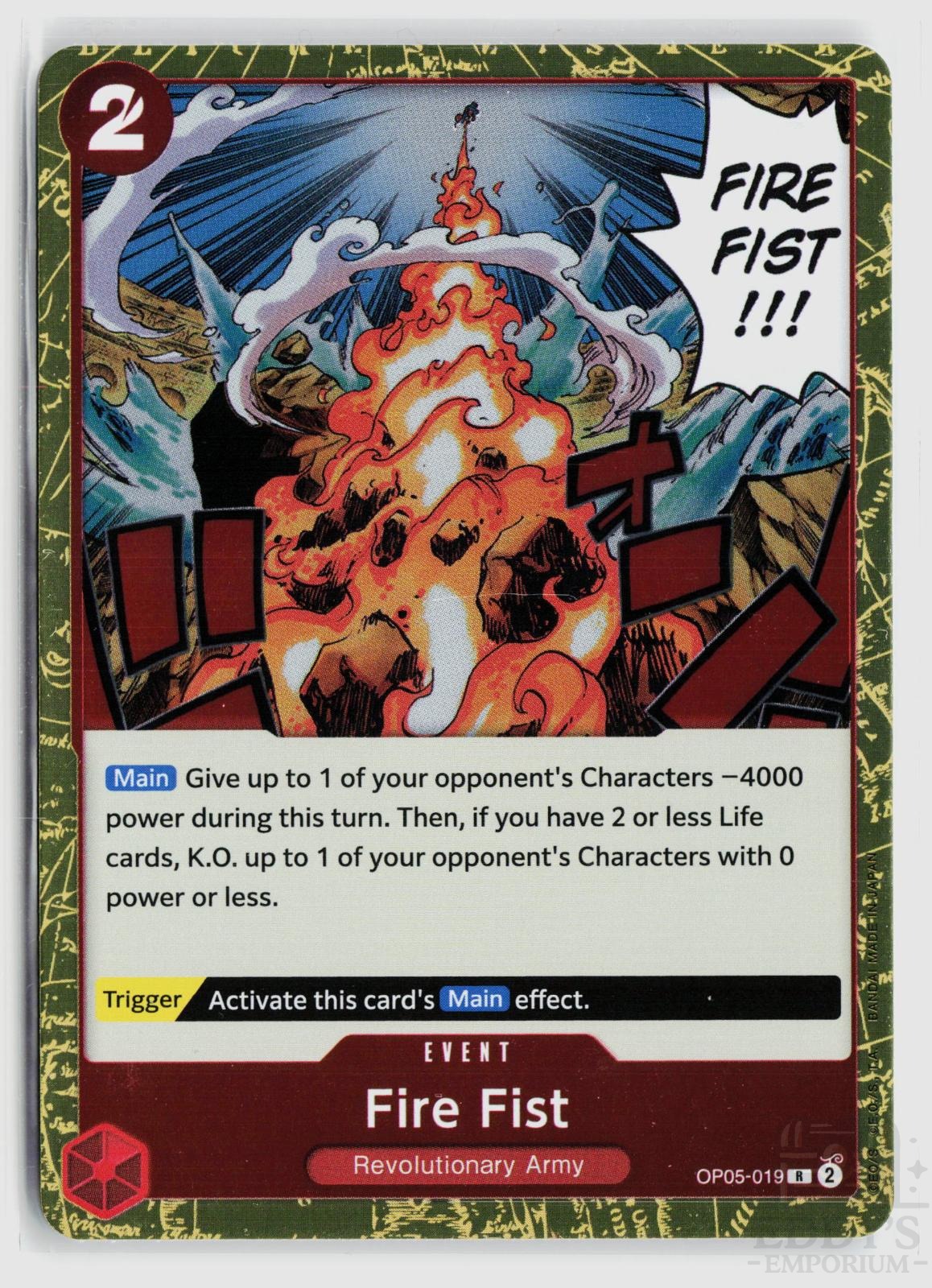 Fire Fist OP05-019 Awakening of the New Era One Piece Foil Rare