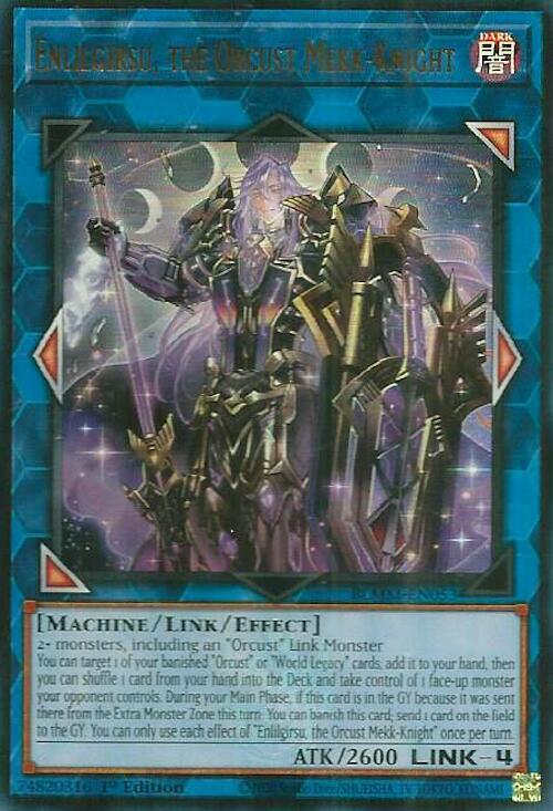 Enlilgirsu, the Orcust Mekk-Knight BLMM-EN053 Battles of Legend: Monster Mayhem Yu-Gi-Oh 1st Edition NM