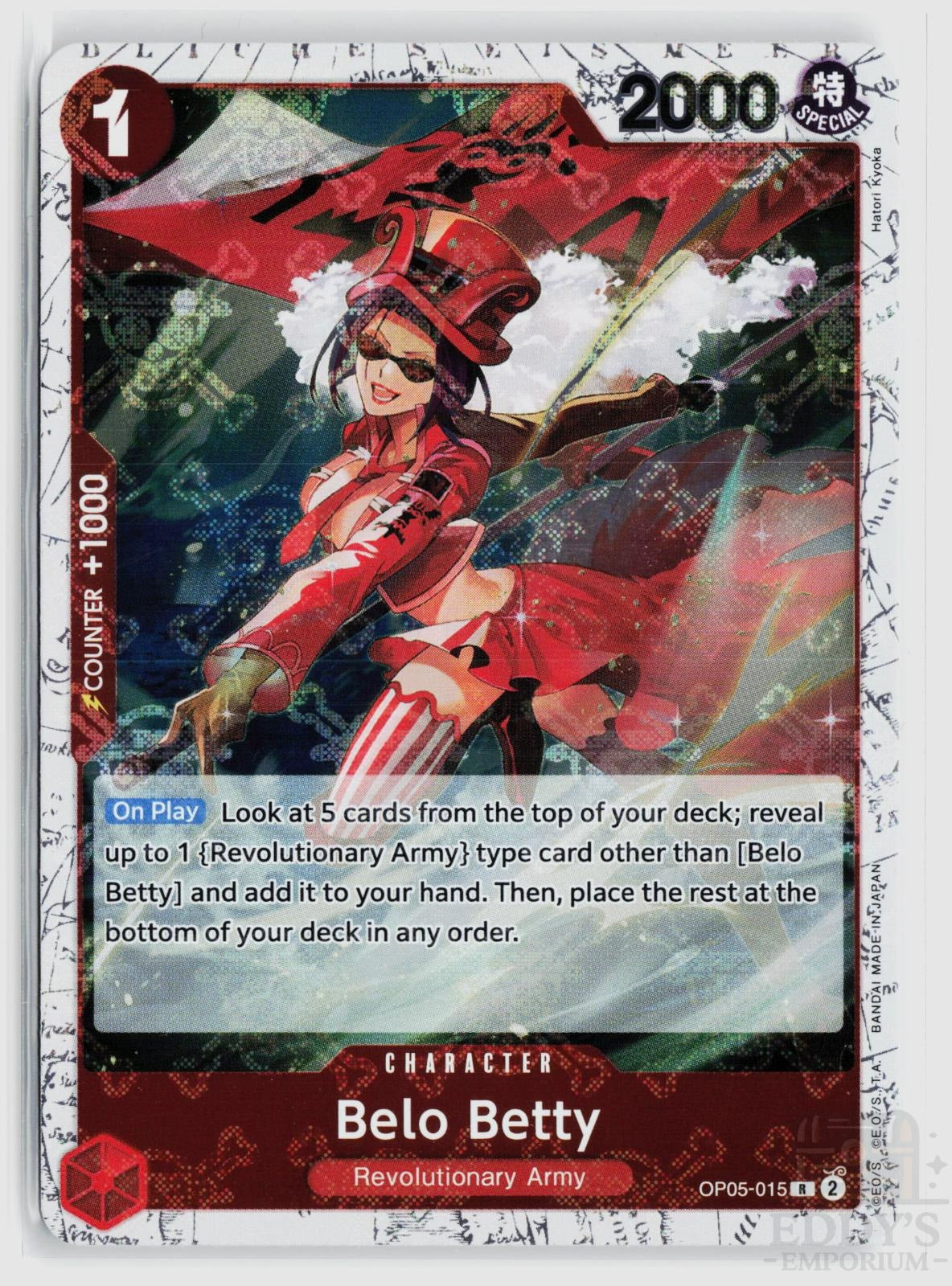 Belo Betty (Jolly Roger Foil) OP05-015 Premium Booster -The Best- One Piece Rare