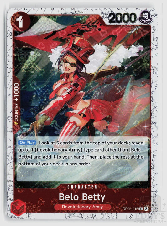 Belo Betty (Jolly Roger Foil) OP05-015 Premium Booster -The Best- One Piece Rare