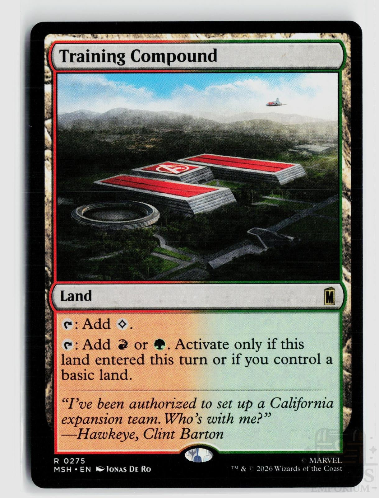 Training Compound 275 Marvel Super Heroes Magic: The Gathering