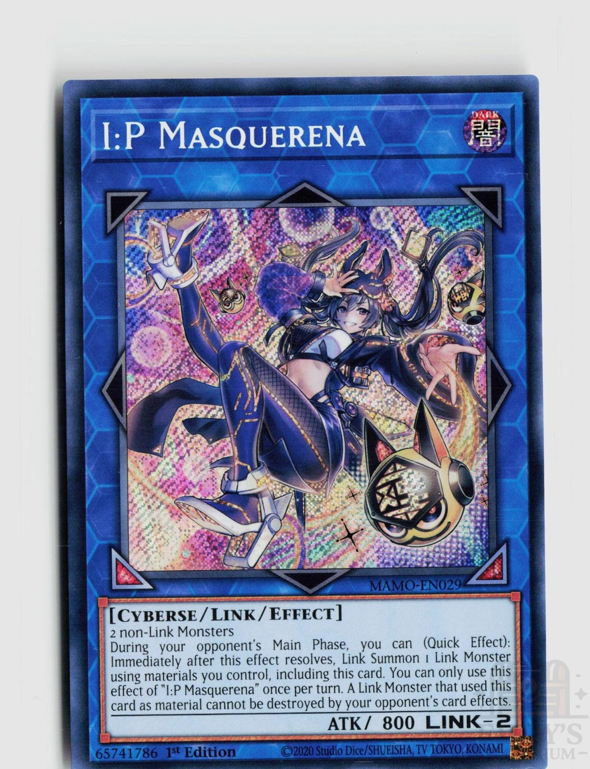 I:P Masquerena (Secret Rare) MAMO-EN029 Magnificent Monsters Yu-Gi-Oh 1st Edition NM