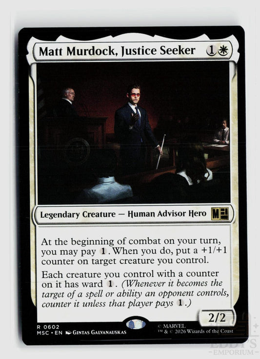 Matt Murdock, Justice Seeker 602 Commander: Marvel Super Heroes Magic: The Gathering