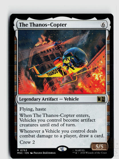 The Thanos-Copter 753 Commander: Marvel Super Heroes Magic: The Gathering