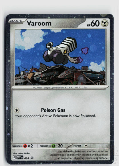 Varoom (Cosmos Holo) 026 Scarlet & Violet Promo Pokemon Promo NM