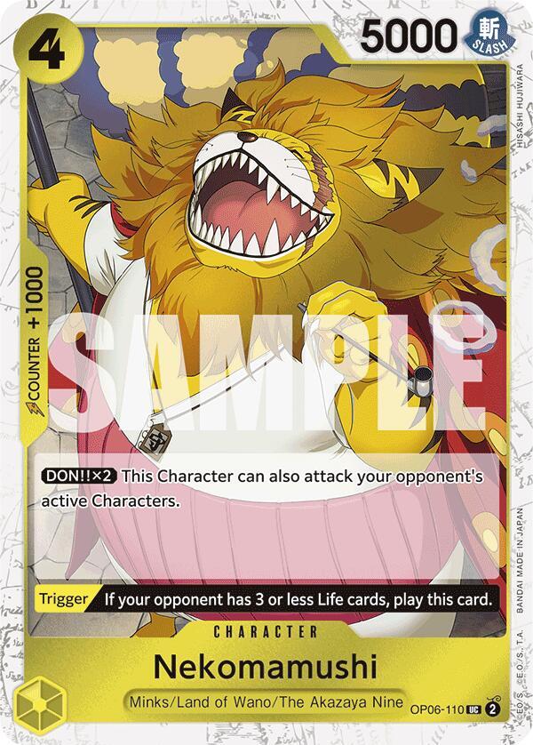 Nekomamushi (Jolly Roger Foil) OP06-110 Premium Booster -The Best- One Piece