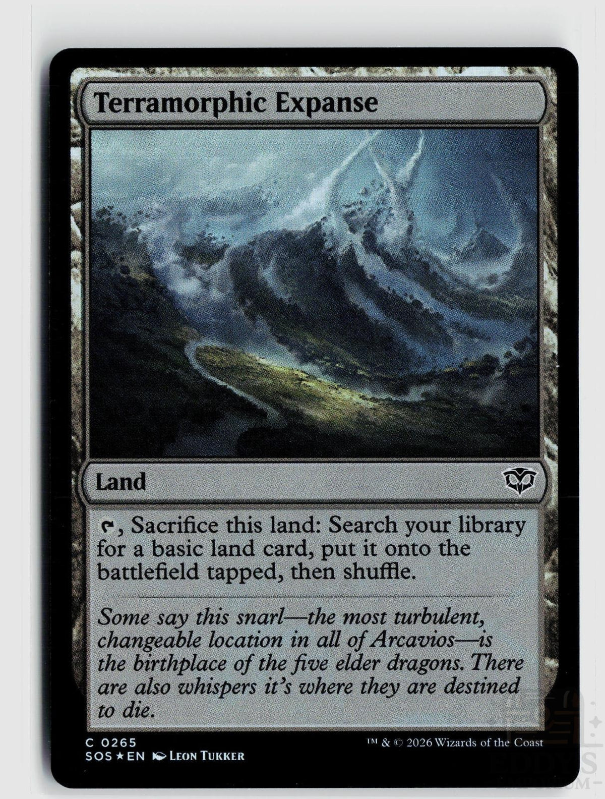 Terramorphic Expanse 265 Secrets of Strixhaven Magic: The Gathering Foil Common
